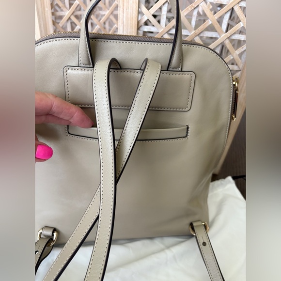 Brahmin Tan Leather Backpack - Picture 3 of 9